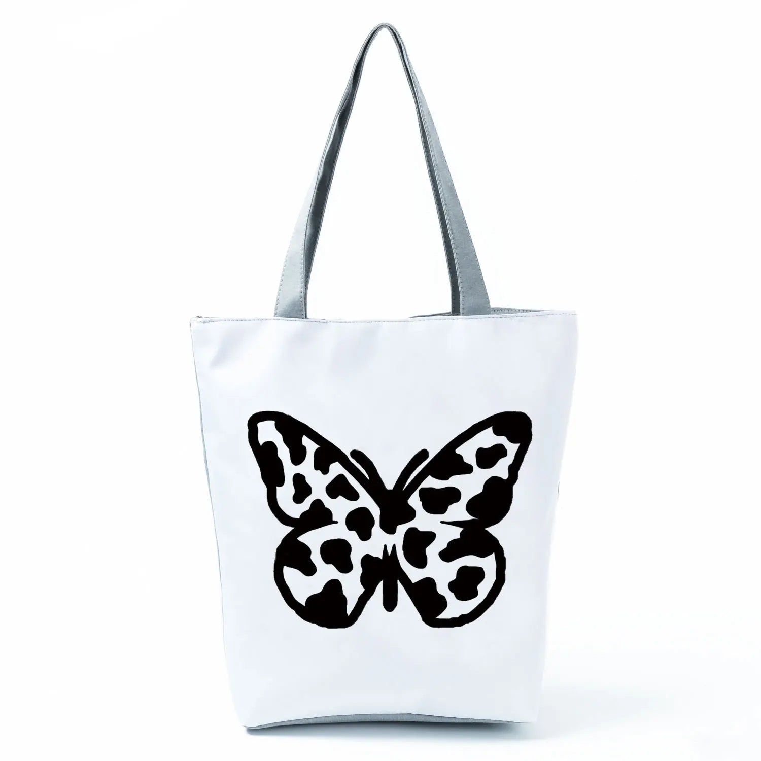 Women's Handbags Butterfly Elegant Print Harajuku Large Capacity Shopping Bag Beautiful Practical Tote Travel Beach Shoulder Bag