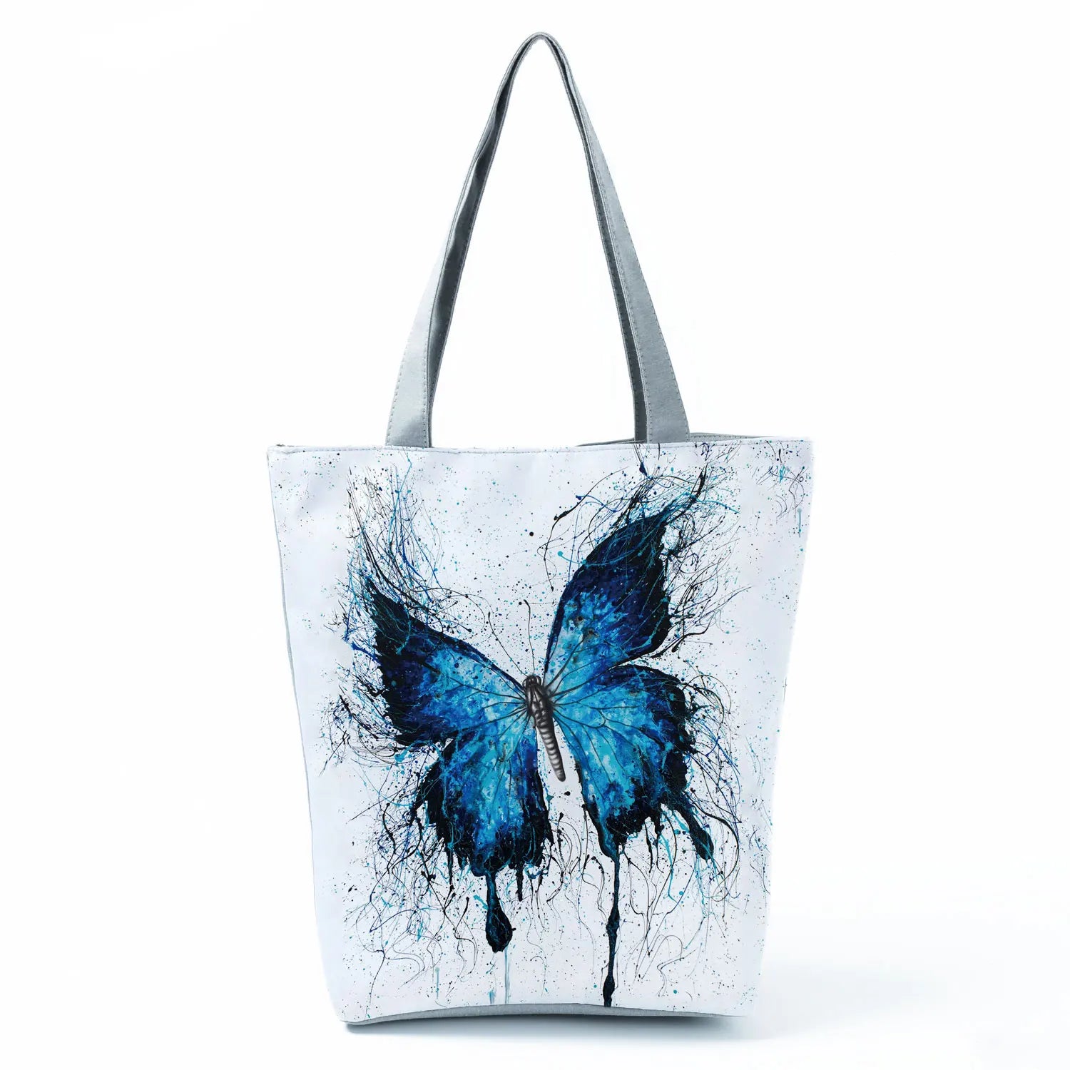 Women's Handbags Butterfly Elegant Print Harajuku Large Capacity Shopping Bag Beautiful Practical Tote Travel Beach Shoulder Bag