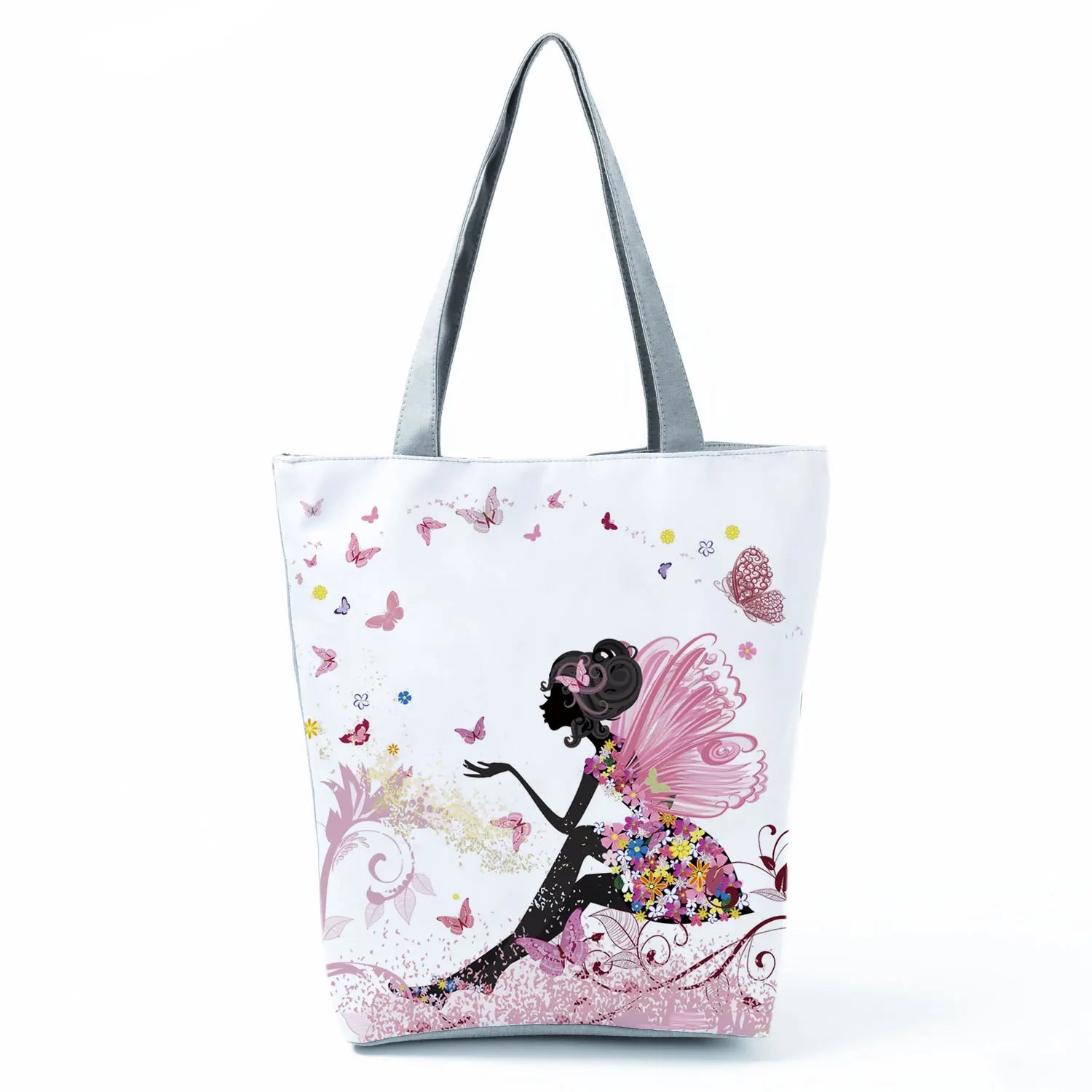 Women's Handbags Butterfly Elegant Print Harajuku Large Capacity Shopping Bag Beautiful Practical Tote Travel Beach Shoulder Bag