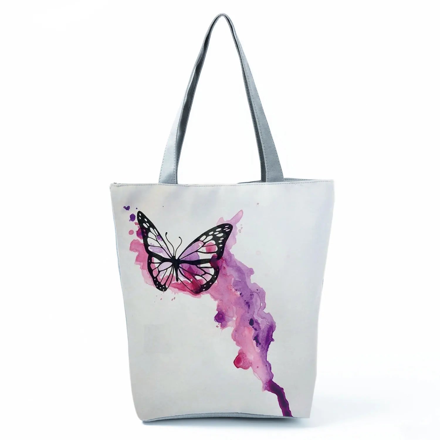Women's Handbags Butterfly Elegant Print Harajuku Large Capacity Shopping Bag Beautiful Practical Tote Travel Beach Shoulder Bag