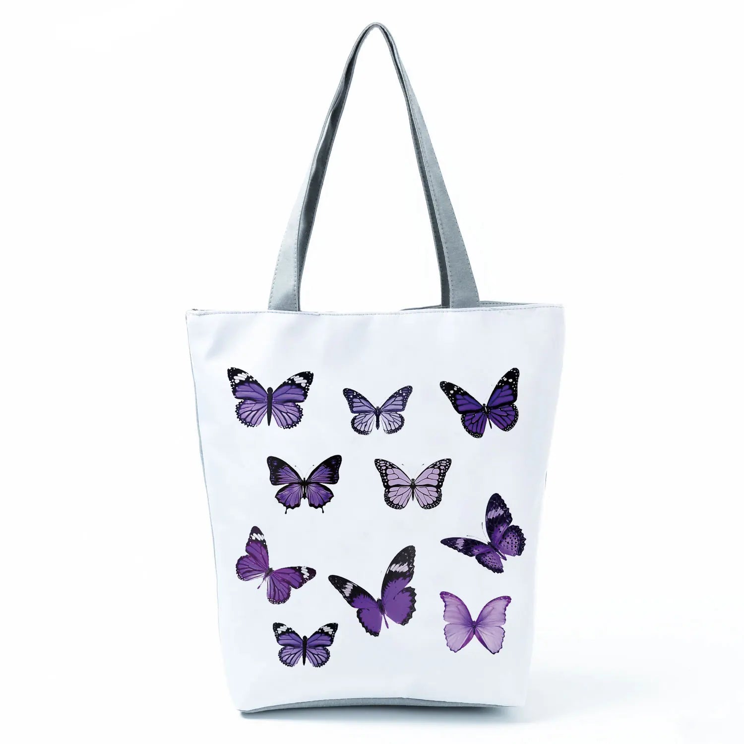 Women's Handbags Butterfly Elegant Print Harajuku Large Capacity Shopping Bag Beautiful Practical Tote Travel Beach Shoulder Bag