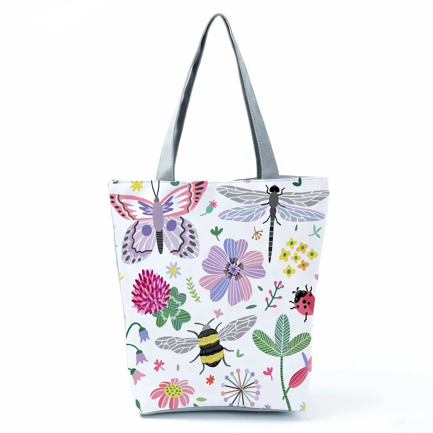 Women's Handbags Butterfly Elegant Print Harajuku Large Capacity Shopping Bag Beautiful Practical Tote Travel Beach Shoulder Bag