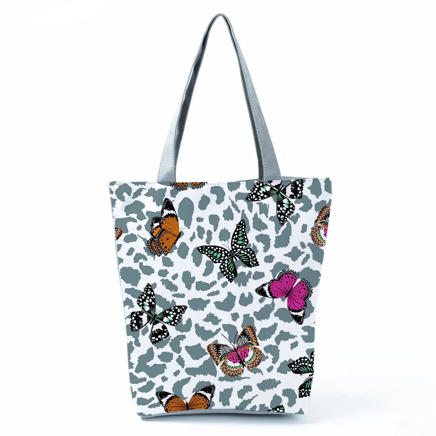 Women's Handbags Butterfly Elegant Print Harajuku Large Capacity Shopping Bag Beautiful Practical Tote Travel Beach Shoulder Bag