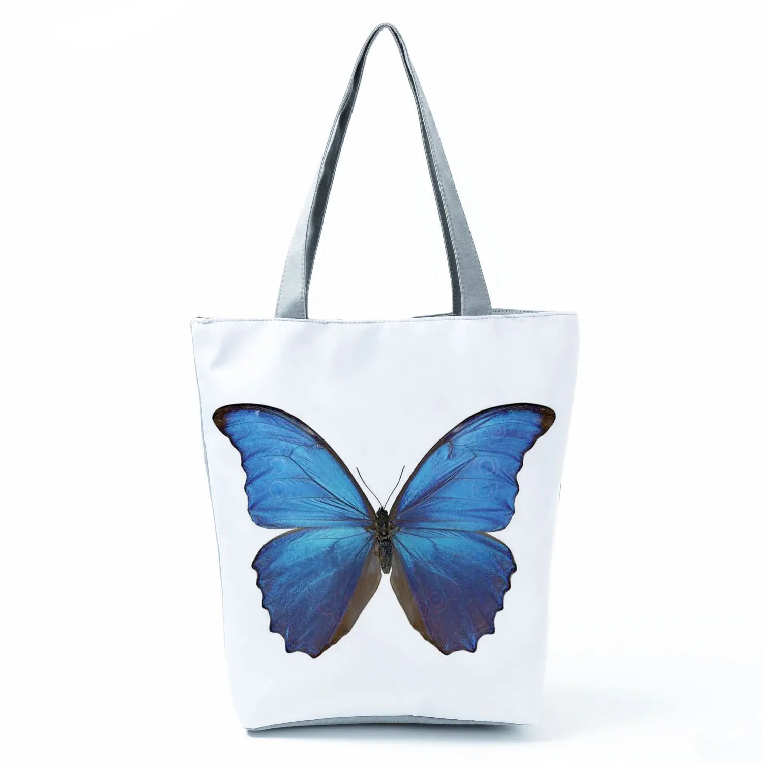 Women's Handbags Butterfly Elegant Print Harajuku Large Capacity Shopping Bag Beautiful Practical Tote Travel Beach Shoulder Bag