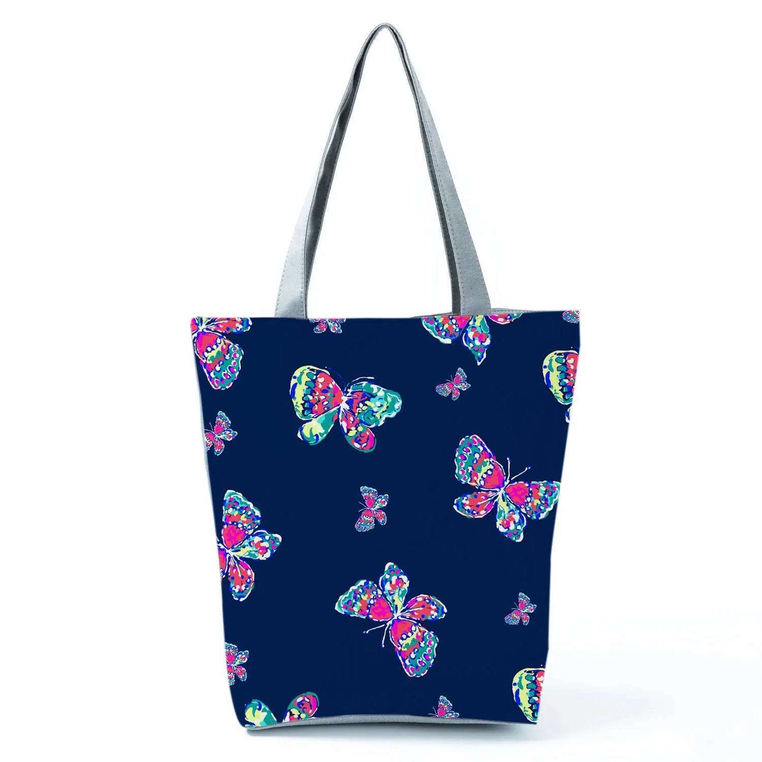 Women's Handbags Butterfly Elegant Print Harajuku Large Capacity Shopping Bag Beautiful Practical Tote Travel Beach Shoulder Bag