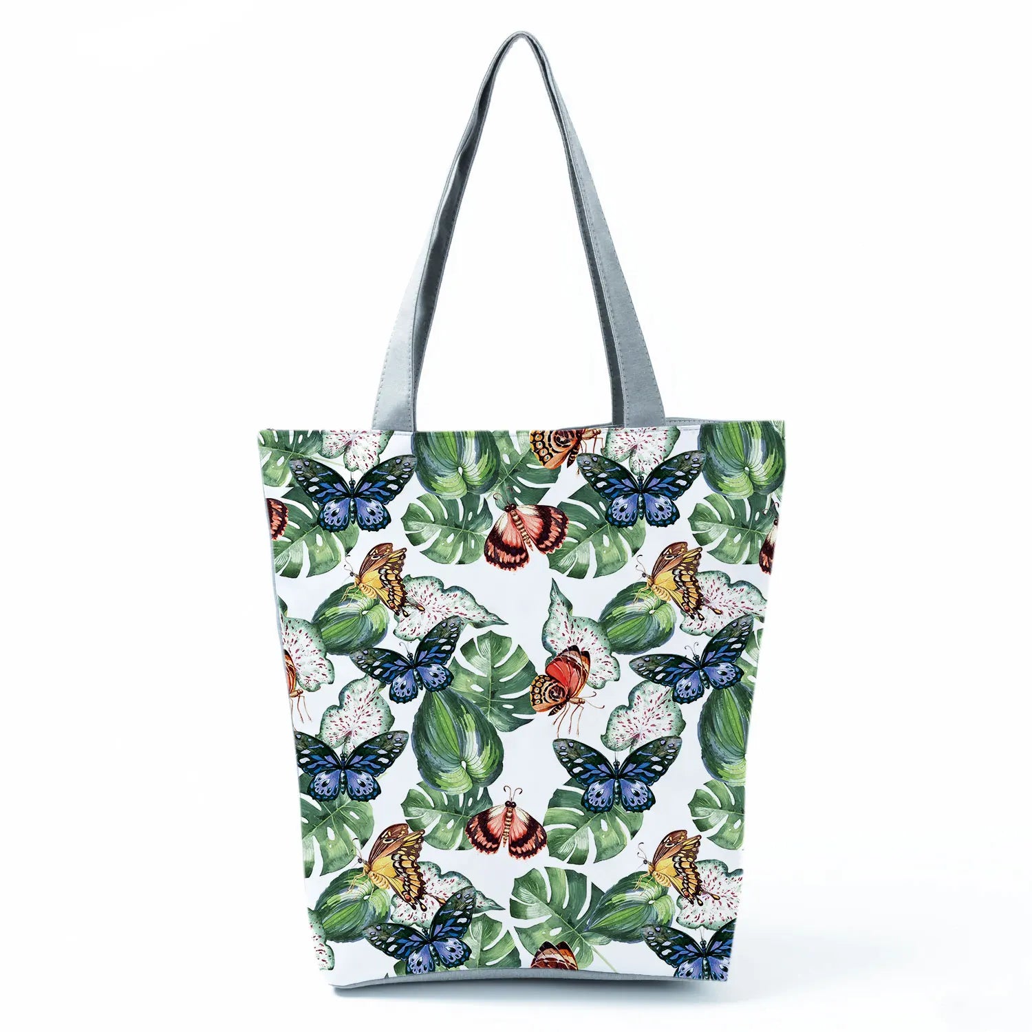 Women's Handbags Butterfly Elegant Print Harajuku Large Capacity Shopping Bag Beautiful Practical Tote Travel Beach Shoulder Bag