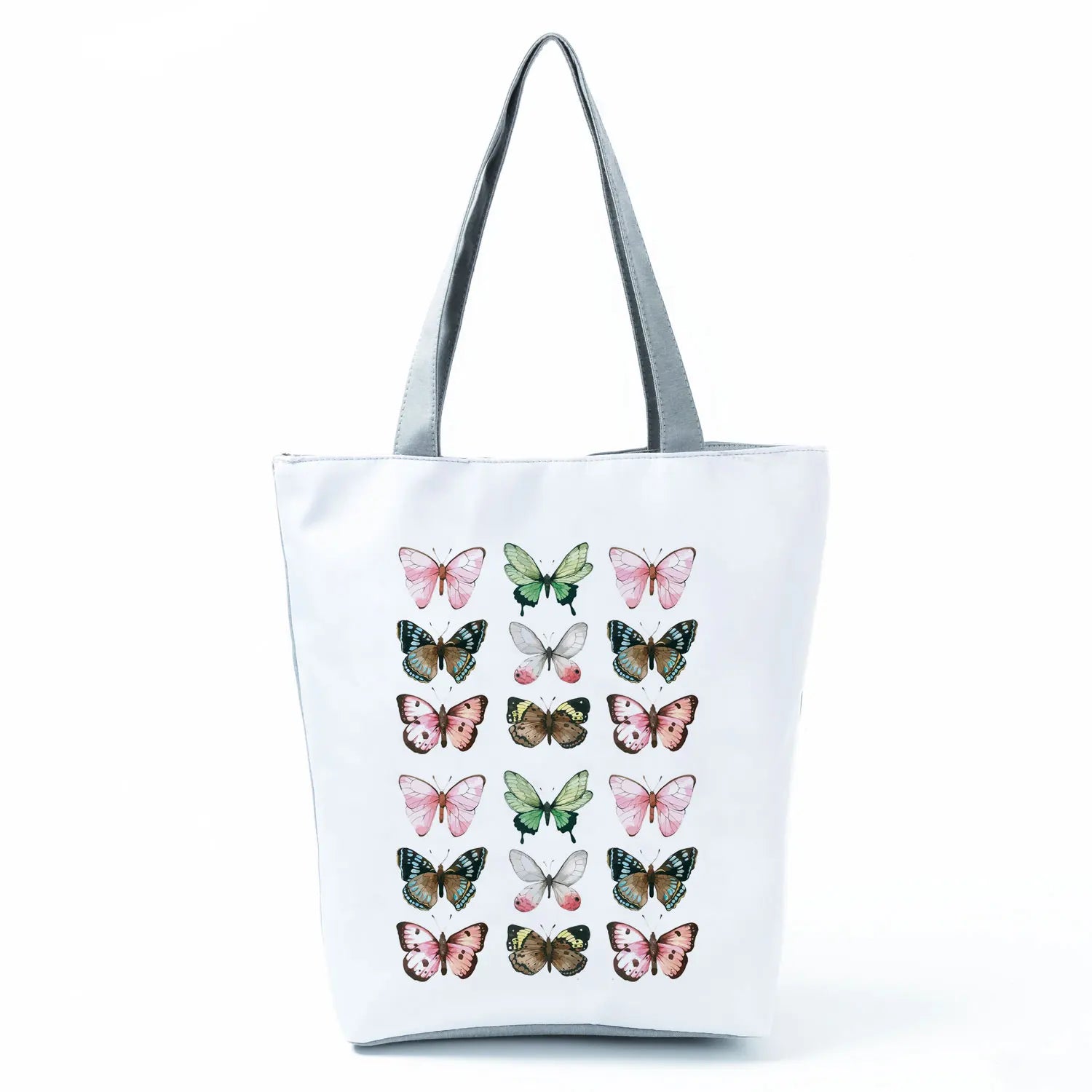 Women's Handbags Butterfly Elegant Print Harajuku Large Capacity Shopping Bag Beautiful Practical Tote Travel Beach Shoulder Bag
