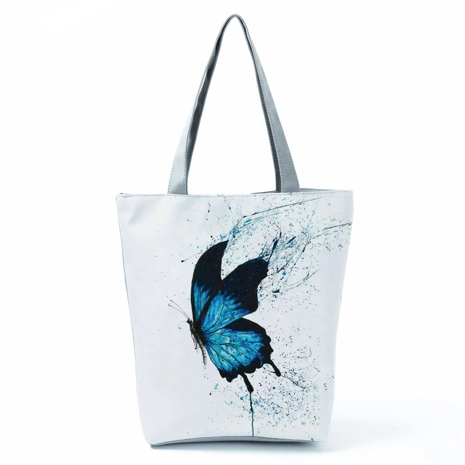 Women's Handbags Butterfly Elegant Print Harajuku Large Capacity Shopping Bag Beautiful Practical Tote Travel Beach Shoulder Bag