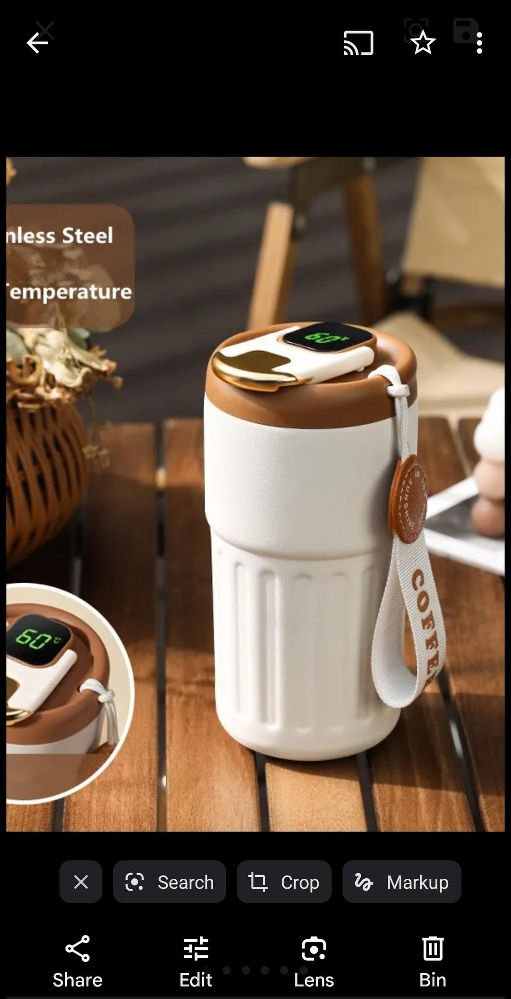 Coffee Cup mug flask vacuum coffee